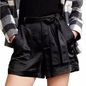Banana Republic Black High-Waist Shorts